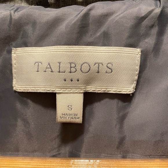 Talbots Gray Quilted Puffer Vest - Gray Small - Picture 4 of 4